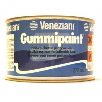 Peinture émail Veneziani Gummipaint pour bateaux pneumatiques