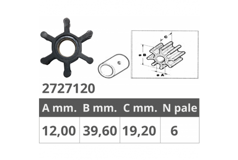 TURBINE JAB.22405-JOHN.08-808B