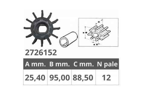 TURBINE JABSCO 17370-001