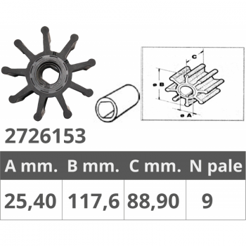 TURBINE JABSCO 18786-0001