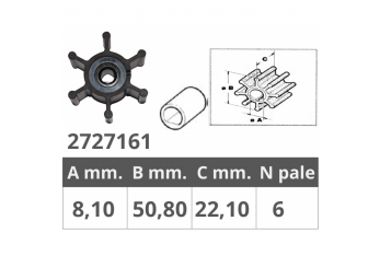 ROUE JABSCO NITRILE