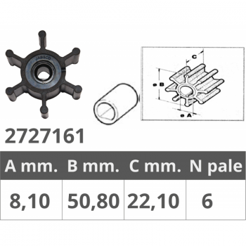 ROUE JABSCO NITRILE