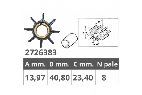 TURBINE TOHATSU 2 / 4T 9.9-15-18 CV