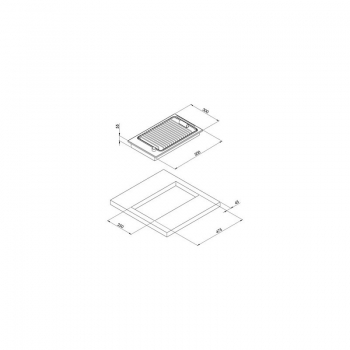 Plancher de barbecue électrique