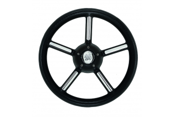 ROUE DE gouvernail V56 NOIR Ø MM.350