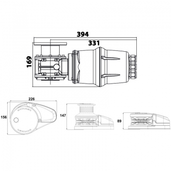 Treuil Lewmar VX2